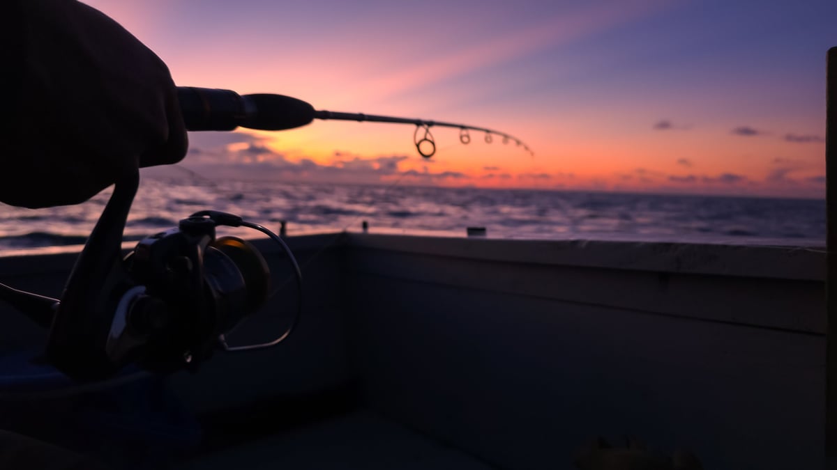 Saltwater ocean fishing